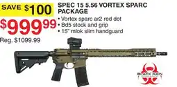 Dunham's Sports SPEC 15 5.56 VORTEX SPARC PACKAGE offer