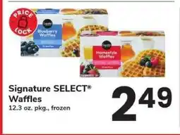 Safeway Signature SELECT Waffles offer