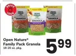 Safeway Open Nature Family Pack Granola offer