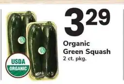 Safeway Organic Green Squash offer