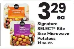 Safeway Signature SELECT Bite Size Microwave Potatoes offer