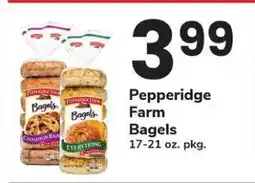 Safeway Pepperidge Farm Bagels offer