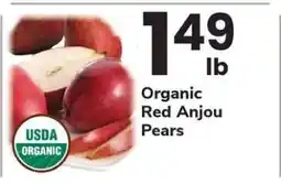 Safeway Organic Red Anjou Pears offer