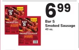 Safeway Bar S Smoked Sausage offer