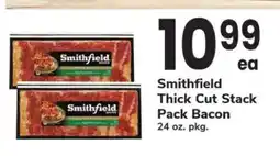 Safeway Smithfield Thick Cut Stack Pack Bacon offer