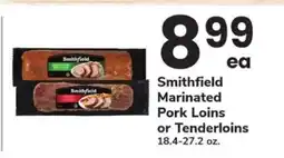 Safeway Smithfield Marinated Pork Loins or Tenderloins offer