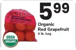 Safeway Organic Red Grapefruit offer