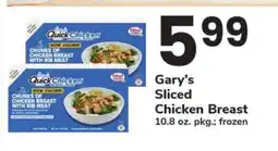 Safeway Gary’s Sliced Chicken Breast offer