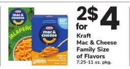 Safeway Kraft Mac & Cheese Family Size of Flavors offer