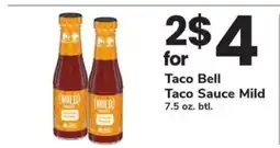 Safeway Taco Bell Taco Sauce Mild offer