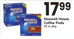 Safeway Maxwell House Coffee Pods offer