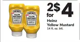 Safeway Heinz Yellow Mustard offer