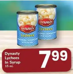 Safeway Dynasty Lychees In Syrup offer