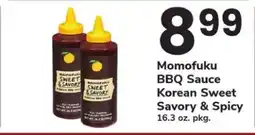 Safeway Momofuku BBQ Sauce offer