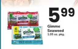 Safeway Gimme Seaweed offer