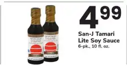 Safeway San-J Tamari Lite Soy Sauce offer