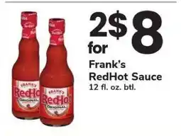 Safeway Frank's RedHot Sauce offer