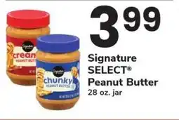 Safeway Signature Select Peanut Butter offer