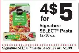 Safeway Signature Select Pasta offer