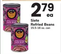 Safeway Siete Refried Beans offer