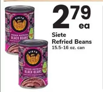 Safeway Siete Refried Beans offer