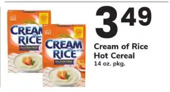 Safeway Cream of Rice Hot Cereal offer