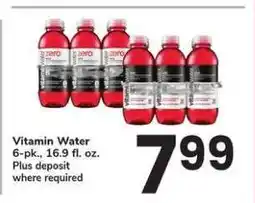 Safeway Vitamin Water offer
