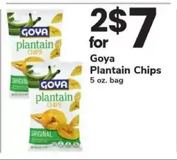 Safeway Goya Plantain Chips offer