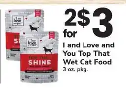 Safeway I and Love and You Top That Wet Cat Food offer