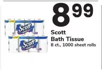 Safeway Scott Bath Tissue offer