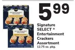 Safeway Signature SELECT Entertainment Crackers Assortment offer