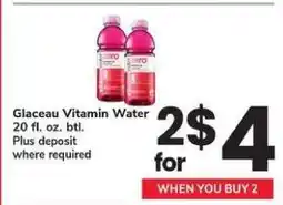 Safeway Glaceau Vitamin Water offer