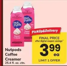 Safeway Nutpods Coffee Creamer offer