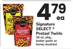 Safeway Signature Select Pretzel Twirls offer