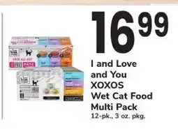 Safeway I and Love and You XOXOS Wet Cat Food Multi Pack offer