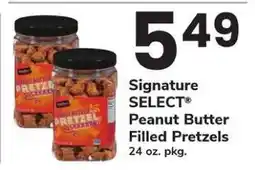 Safeway Signature SELECT Peanut Butter Filled Pretzels offer