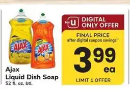Safeway Ajax Liquid Dish Soap offer