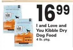 Safeway I and Love and You Kibble Dry Dog Food offer