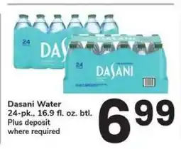 Safeway Dasani Water offer
