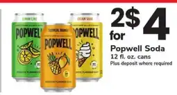 Safeway Popwell soda offer