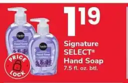 Safeway Signature SELECT Hand Soap offer