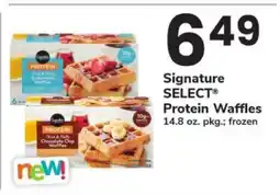 Safeway Signature SELECT Protein Waffles offer