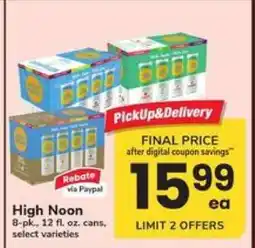 Safeway HIGH NOON offer