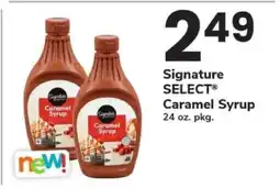 Safeway Signature SELECT Caramel Syrup offer