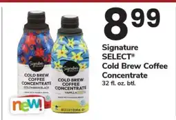 Safeway Signature SELECT Cold Brew Coffee Concentrate offer