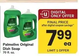 Safeway Palmolive Original Dish Soap offer