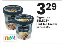 Safeway Signature SELECT Pint Ice Cream offer