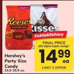Safeway Hershey's Party Size Candy offer