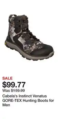 Cabela's Cabela's Instinct Venatus GORE-TEX Hunting Boots for Men offer