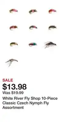 Cabela's White River Fly Shop 10-Piece Classic Czech Nymph Fly Assortment offer